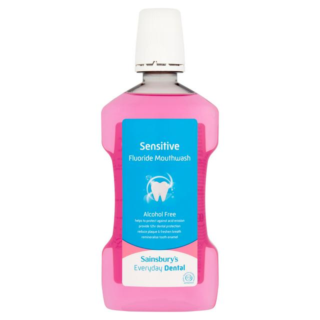 Sainsburys Sensitive Mouthwash 600ml