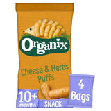 M&S Organix Cheese & Herb Baby Puffs 10 months+ Organic Baby Snacks 4 x 15g- Buy online at McGrocer