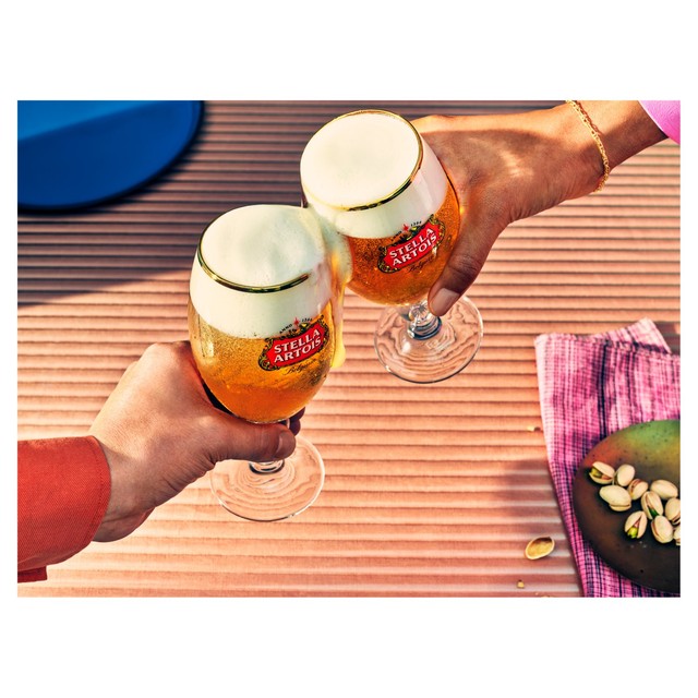 Stella Artois alcohol-free lager beer 4 x 330ml (British brand)