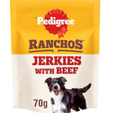 M&S Pedigree Ranchos Jerkies Dog Chew Treats Beef Flavour 70g- Buy online at McGrocer