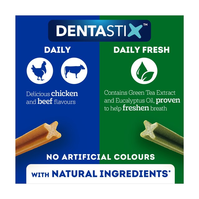 Pedigree Dentastix dental sticks medium 105 pack, imported from the UK