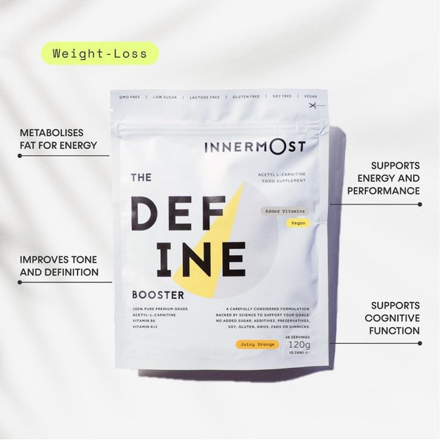 Innermost Define Booster energy supplement 120g, UK version