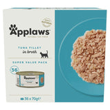 M&S Applaws Tuna Fillet in Broth Complementary Cat Food Tin Bulk Pack 36 x 70g- Buy online at McGrocer