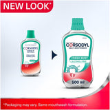 Corsodyl Fresh Mint Alcohol-Free Mouthwash 500ml - British product