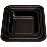 M&S M&S Vitreous Enamel Roaster Set 3-Pack Silver- Buy online at McGrocer