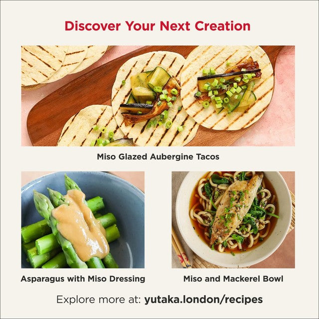 Yutaka white miso paste jar, gluten free (British brand)