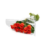 MM Flowers orange roses 8 stems 40cm, imported from the UK