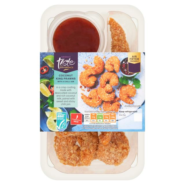 Sainsburys Coconut King Prawns Taste the Difference 200g