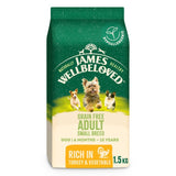 M&S James Wellbeloved Grain Free Small Breed Dry Dog Food Turkey & Veg- Buy online at McGrocer