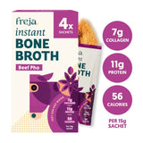 Freja Beef Pho Instant Bone Broth 4x15g - British product
