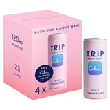 M&S Trip Mindful Blend Wild Strawberry Sparkling Flavoured Drink 4 x 250ml- Buy online at McGrocer