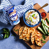 Onken Greek Style Natural Set Yogurt 450g, imported from the UK