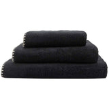 M&S M&S Pure Cotton Blanket Stitch Bath Towel, Black Mix- Buy online at McGrocer