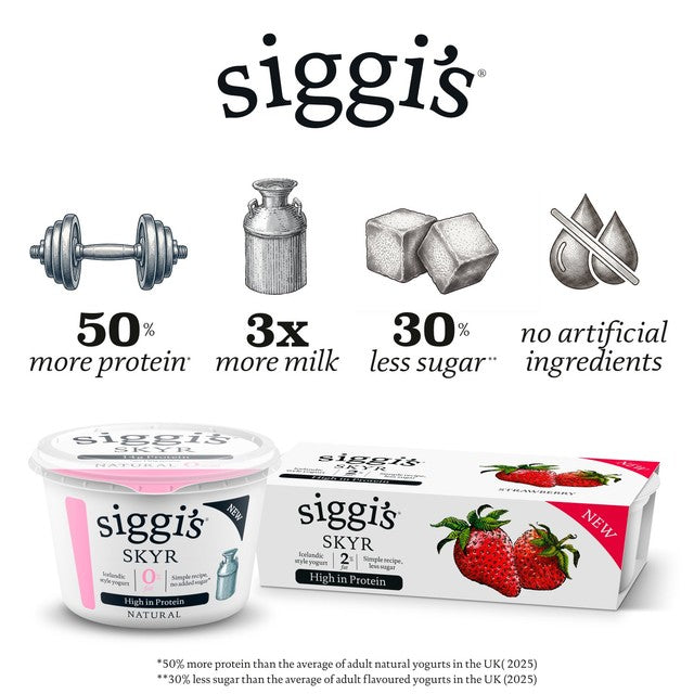 Siggi's skyr yogurt Mango Passionfruit, imported from the UK