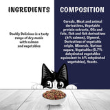 Felix dry cat food salmon and vegetables 750g - British product