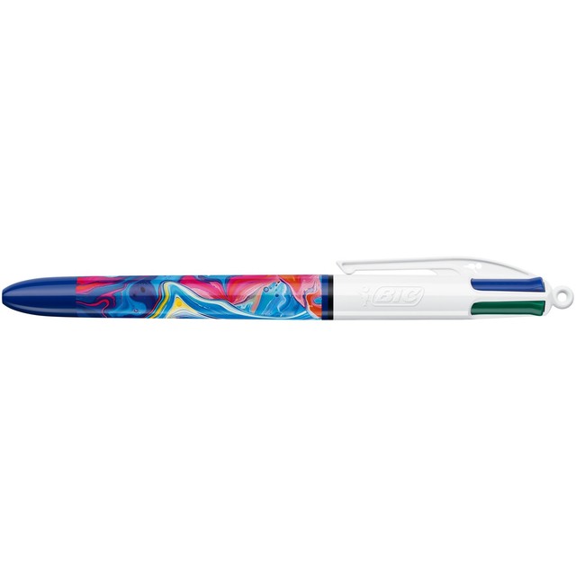 BIC 4 Colours Hydrodipping ballpoint pens 3-pack - British product
