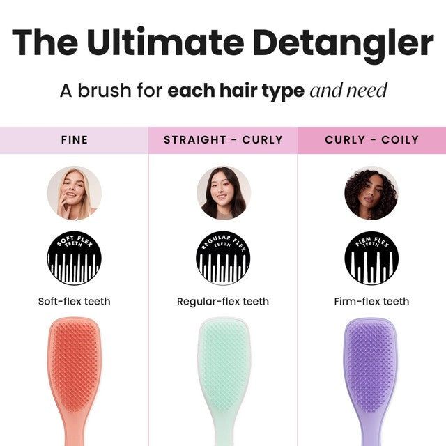 Tangle Teezer detangling brush fine fragile sweet cinnamon (British brand)
