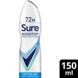 M&S Sure Women Cotton Dry Anti-Perspirant Spray 150ml- Buy online at McGrocer