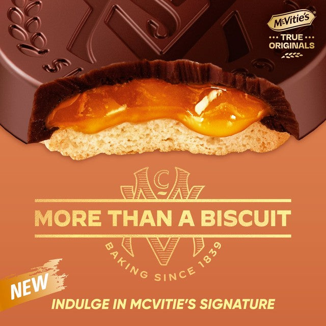 McVitie's dark chocolate rounds biscuits pack - British product