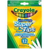 M&S Crayola Bright Supertips Colouring Marker Pens 12 Pack- Buy online at McGrocer