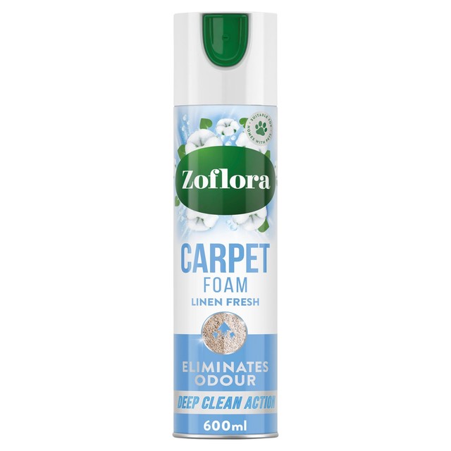 Zoflora Linen Fresh carpet foam, UK version