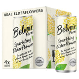 Belvoir Sparkling Elderflower Delicious & Light Cordial 4 x 330ml - British product