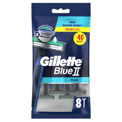 M&S Gillette Blue 2 Plus Men's Disposable Razors 8-Pack- Buy online at McGrocer