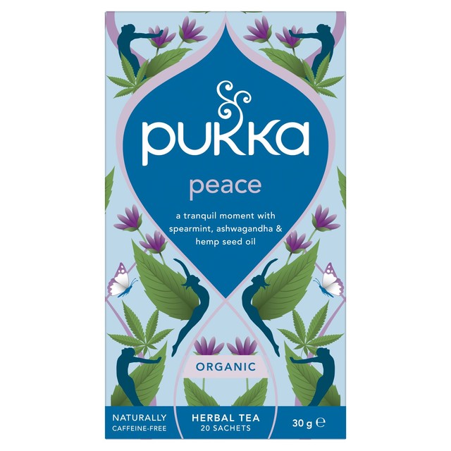 Pukka Herbs chamomile herbal tea bags 20 bags, imported from the UK
