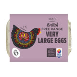 M&S Free Range Very Large Eggs 6 Pack
