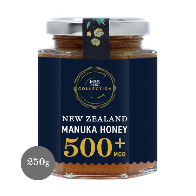 M&S New Zealand Manuka 500+ Honey 250g, imported from the UK