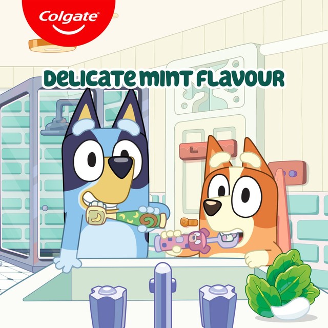 Colgate Bluey kids toothpaste 75ml tube, imported from the UK