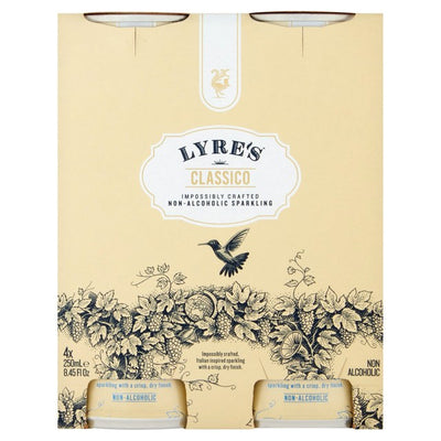 Lyre's Classico Non-Alcoholic Sparkling Drink 4 x 250ml