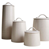 M&S medium ceramic storage jar neutral stoneware, UK version