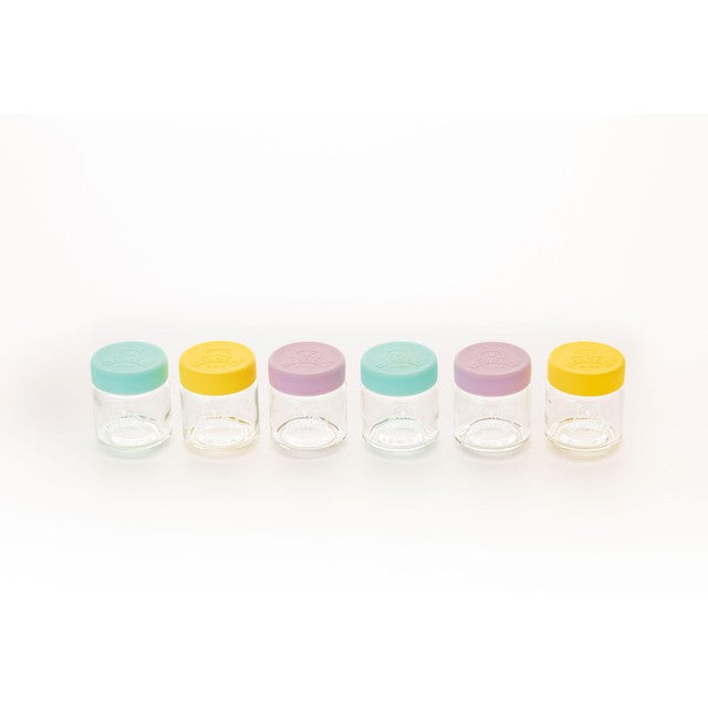 Kilner set of 6 kids glass jars 110ml, UK version