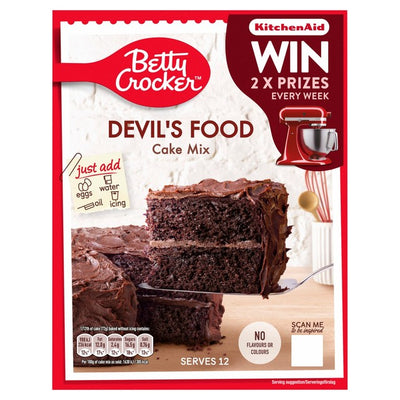 Betty Crocker Devil's Food Chocolate Cake Mix 425g