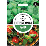 Mr Fothergills Seeds D.T. Brown Basil Sweet seeds 500 seeds, imported from the UK