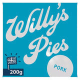 Willy's Pies braised pork fennel oregano pie 200g (British brand)