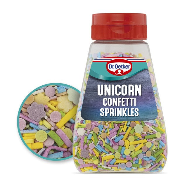 Dr. Oetker Unicorn Confetti Sprinkles 110g British product
