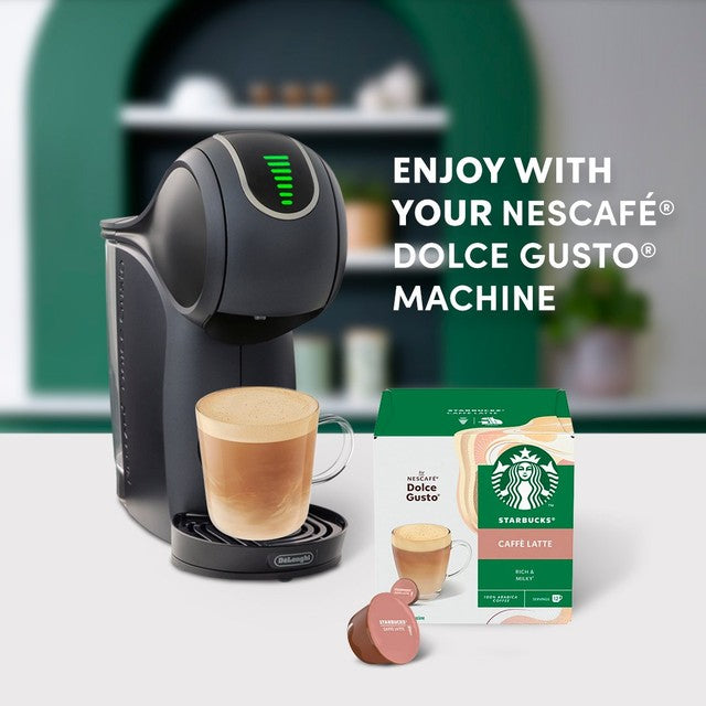 Starbucks Caffe Latte coffee pods 12 pack (British brand)