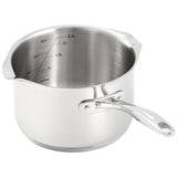 Stellar Profile 18cm Draining Saucepan 2.3L stainless steel - British product