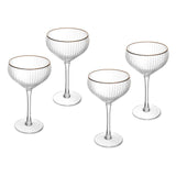 Mikasa Sorrento champagne coupe glasses 350ml, imported from the UK