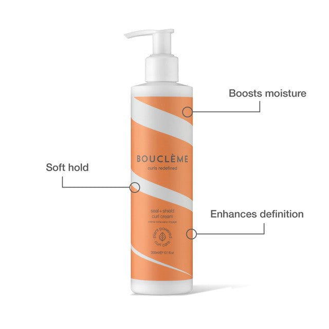 Boucleme Seal + Shield Curl Cream 300ml - British product