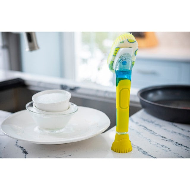 Scrub Daddy yellow dishwand dish brush (British brand)