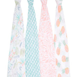 Aden + Anais Tropicalia muslin swaddle blankets 112x112cm - British product