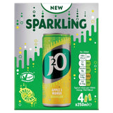 J2O sparkling apple and mango soft drink, imported from the UK