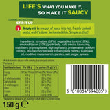 Dolmio bacon & tomato stir in pasta sauce 150g - British product