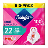 Bodyform Cour-V sanitary towels wings 22 pack - British product