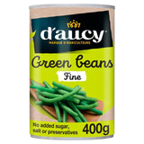 D'aucy whole green beans 400g can - British product