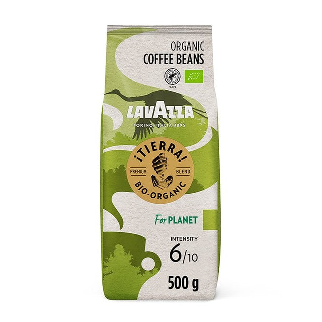 Lavazza Tierra Organic coffee beans 500g, UK version