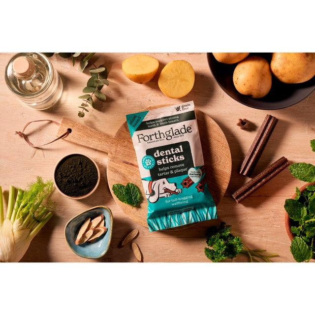 Forthglade Natural Grain-Free Plant-Based Dental Sticks 5 per pack - British product